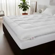 Pillow Top Casal 400 Fios Protetor de Colchão com Elástico | Macio, Aconchegante, Lavável