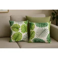 Kit 4 Capas Almofada Coleção Nova C/ Zíper Decorativas - Linha Fina Smaluby