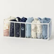 Kit com 10 Colmeias Organizadoras para Gavetas | Roupa Íntima, Meias, Camisetas – Tecido Resistente