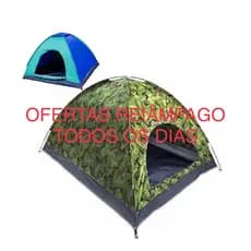 Barraca Camping camuflada 3-4-6 pessoas MENOR PREÇO!!