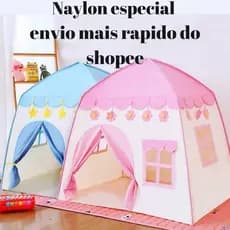 Barraca infantil  tenda cabana casa dobrável melhor qualidade do shopee