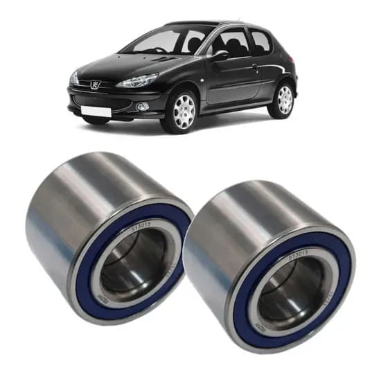 Par De Rolamento Roda Traseira Peugeot 206 207