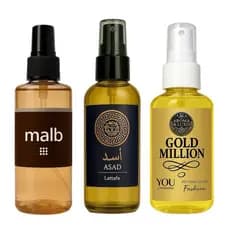 Kit 3 perfume masculino cada sem caixa