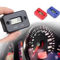 Medidor De Hora Digital LCD Contador Para ATV Instrumentos Da Motocicleta Relógios Snowmobile Gasolina Barco Gerador Bic