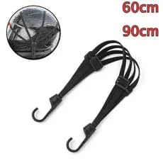 Tiras De Capacete Do Banco Traseiro Da Motocicleta Corda Elástica Cinta Fixa Ajuste Fix Bens 60cm90cm Com Gancho