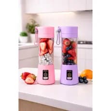 Liquidificador portátil mini USB sem fio, para frutas e vitaminas com 6 lâminas - recarregável rápido e prático