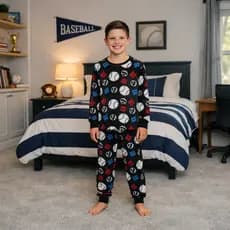 Conjunto Pijama Infantil Peluciado Soft Longo Inverno CALCA E BLUSA