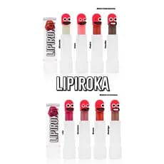 KIT Coleção Completa Lipiroka – 4 Batons + 4 Balms