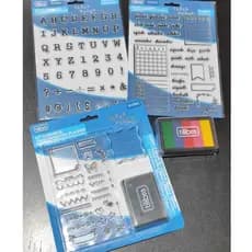 Kit Carimbo + 2 Cartelas + Carimbeira Colors - Tilibra