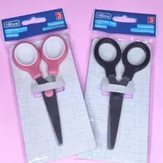 Tesoura escolar tilibra T402 - 132mm - Rosa e Preta