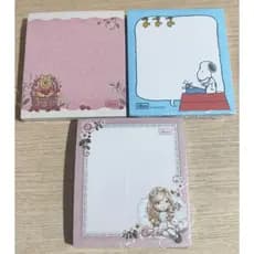 Bloco Tilembrete 80 x 91mm 100 Folhas Jolie/ Snoopy/ Pooh  - Tilibra