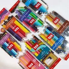 Lápis de Cor Tris Vibes 12 cores + 6B  - COLEÇÃO