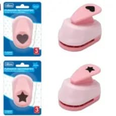 Furador Decorativo Coração e Estrela 25mm - Tilibra