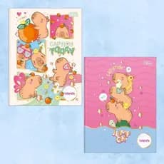 Caderno de Caligrafia Brochura Capa Dura Capyclub 40 Folhas - tilibra