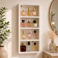 Prateleira Expositora De Parede Para Perfumes E Esmaltes e Maquiagem