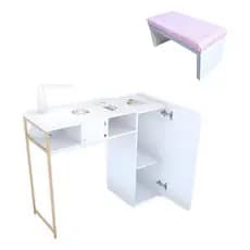 Mesa Manicure Modelo Industrial com Sugador - Expositor de Esmaltes