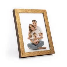 Porta Retrato 15x21 Com Vidro Foto Família Moldura Decorativo Horizontal e Vertical De Mesa Estante