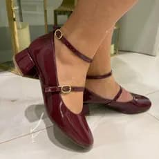 SHOW SHOW SCARPIN FEMININO MARY JANES SALTO 3 CM