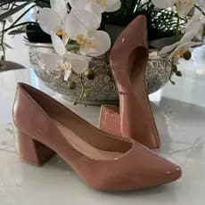 SHOW SHOW SCARPIN FEMININO SALTO BLOCO 5CM