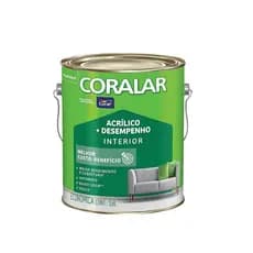 Tinta Pva Acrílica Interna Coralar Branco Fosco 3.6 litros - Coral