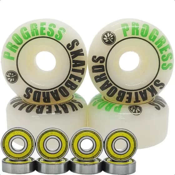 Rodinha Profissional  de skate 54 PGS , Rolamento de skate abec 15