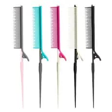 2pcs/kit Pente auxiliar chapinha clips presilha mechas 2 em 1