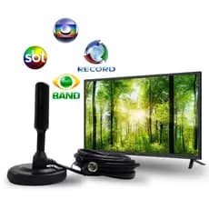Antena Digital Metros interna Sinal TV HDTV Base Imã Externo a prova d'agua antena digital externa antena de tv