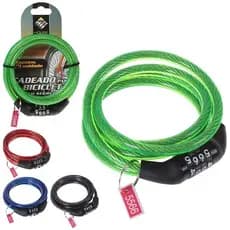Kit 02 Cadeados de Bicicleta  Acessórios Para Bike Moto Trava COM SENHA Corrente Tranca
