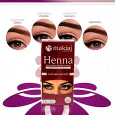 Henna Para Desing De Sobrancelhas Makiaj Promoção Original