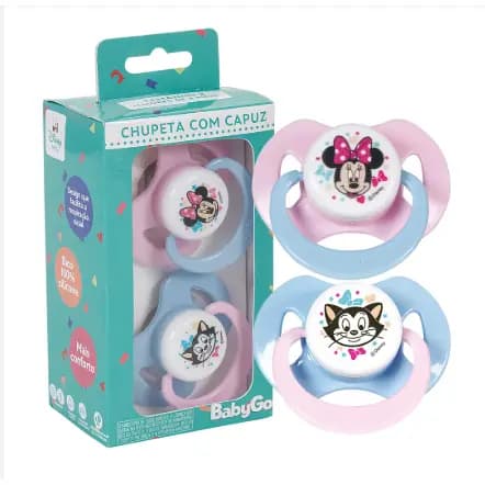 Chupeta Bico de Silicone Anatômica RN e + 6 Meses - Bebê Conforto e Segurança