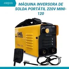 Maquina Inversora de Solda Portátil Mini-120a 220V MMA Snel Ferramentas