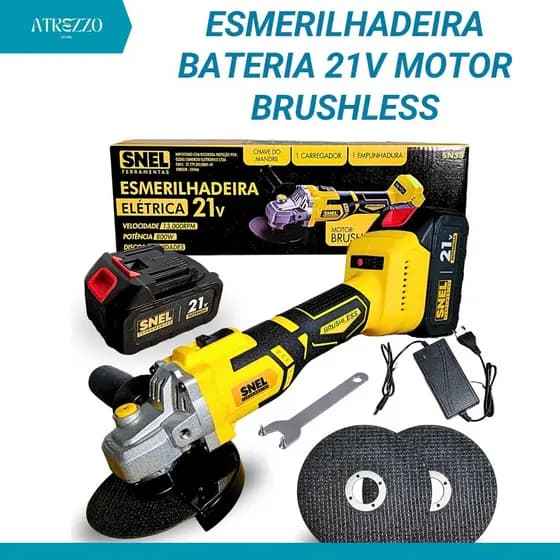 Esmerilhadeira Sem Fio Bateria 21v Brushless Rotta 376