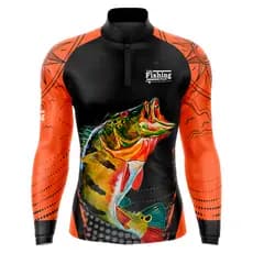 Camisa de pesca esportiva com proteção UV 50+ - COMPASS