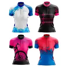 Camisa Camiseta Ciclismo Feminina com proteção UV50+