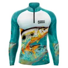 Camisa de Pesca Full Fishing Brasil - Blue