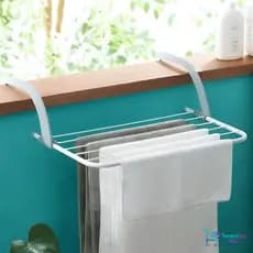Varal Para Apartamento Portátil Varal de Parede Dobrável Compacto Apartamento Varal Retrátil Roupas