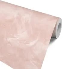 Papel de Parede Adesivo para Quarto Cimento Queimado Rosé Sala Escritório Feminino Infantil