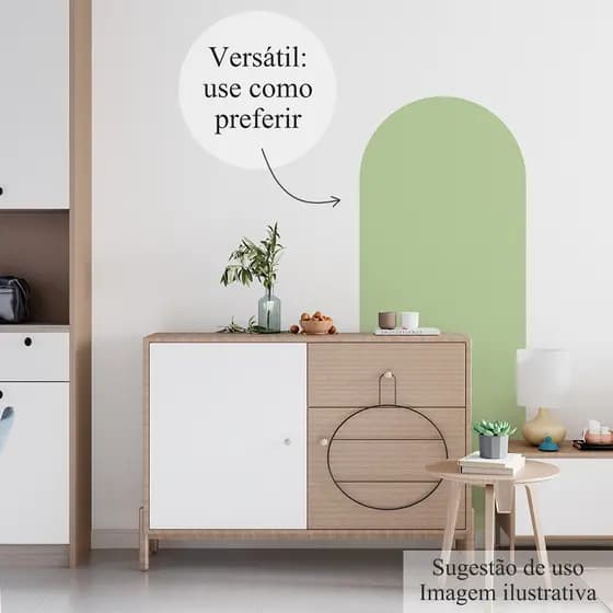 Painel Adesivo de Parede Arco Romano Boho Colorido 1,30m x 50cm Decoração Moderna
