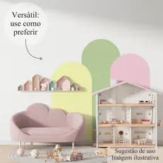 Adesivo Arco Romano Boho Chic Candy Color Geométrico Decorativo Moderno Cenários
