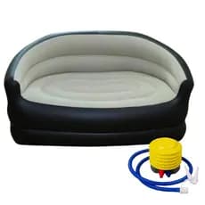 Mini Sofá 2 Lugares Inflável + Bomba para Inflar