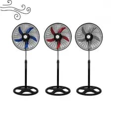 Ventilador de Pedestal Premium 1,25 – Silencioso, 3 Velocidades, Altura Ajustável Startools