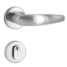 Fechadura 515P St2-Evo 55 Roseta 327 Cromado Acetinado La Fonte - Conjunto