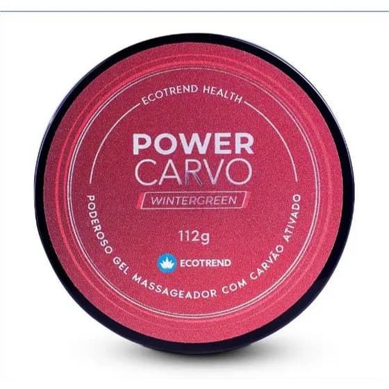 POWER CARVO ECOTREND ALIVIA A DOR NAS COSTAS, LOMBAR, PERNAS, BRAÇOS