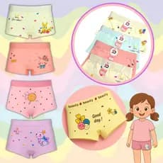 Calcinha Kit 10, 6 ou 4 unidades de Calcinha Box Shortinho Menina Infantil estampada