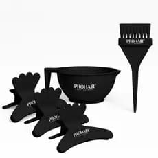 Kit Cumbuca Piranha De Cabelo Salão Pincel De Colorir Prohair