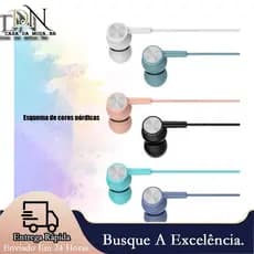 Novo Altomex AL-T12 Fones de ouvido intra-auriculares com fio de 3,5 mm para uma ampla variedade de dispositivos