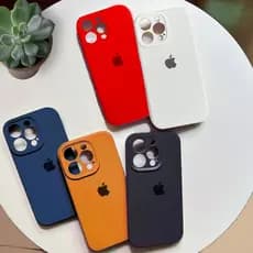 Capa de telefone macia aveludada de alta qualidade com protetor de câmera para iPhone 11 12 13 14 15 promax plus