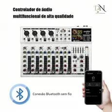 Sintonizador eletrônico de microfone de emparelhamento sem fio bluetooth de alta qualidade
