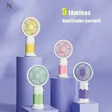 Ventilador portátil mini USB popular de verão bonito e compacto vento forte ultra silencioso bateria de 1200mAh