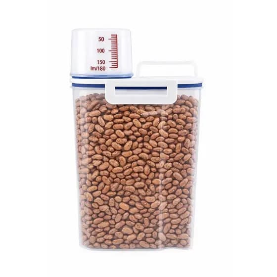 Dispenser para Alimentos grãos cereais pote hermético 2,5 L